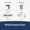 Husqvarna X-Cut SP33G 16 Inch Chainsaw Chain, .325" Pitch, .050"