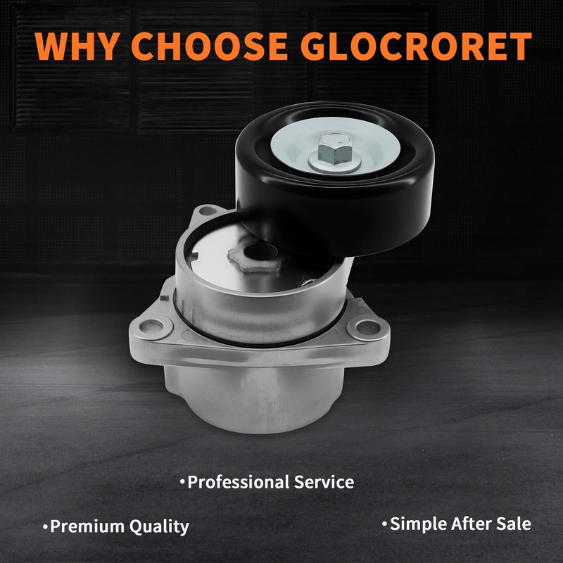 GLOCRORET Serpentine Belt Tensioner Kit Compatible with Nissan Rogue 2008-2013,