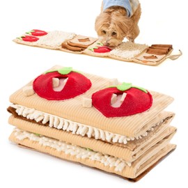 MEWOOFUN Dog Snuffle Toy, Plush Dog Enrichment Toys, Crinkle Dog Toys to Keep Them Busy, Snuffle Mat for Small Dogs, Dog Puzzle Toys for Smart Dogs