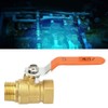 Ball Valve,DN20 3/4 inch BSP Thread Male and Female Brass