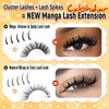 Lash Clusters with Spikes Eyelash Clusters Manga Spike Lash Extension