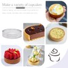 Keboyoe 12pcs Ø 6cm Perforated Tart Ring 430 Stainless Steel