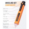 AUNEK Voltage Tester, Adjustable Sensitivity NCV Volt Stick, 12V-1000V Non