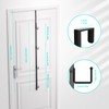 HapiRm Over Door Hat Rack - 3 Packs Hat Organizer