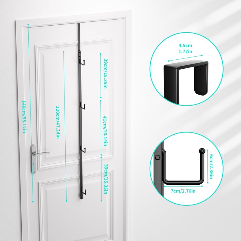 HapiRm Over Door Hat Rack - 3 Packs Hat Organizer