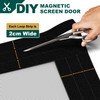 HADOR Adjustable Magnetic Screen Door Fit Door Size Width 34"