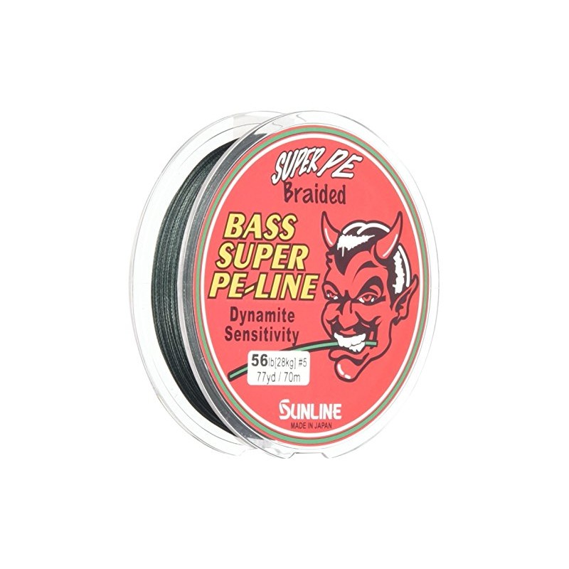 SUNLINE BASS SUPER PE LINE 70m 56lb for sports