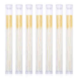 Disposable Earrings Hole Cleaner Floss Ear Piercing Cleaner Piercing Aftercare Piercing Cleaning Line for Girls Women Men Earrings Hole Care Odor Removal (420 Pieces, Yellow)