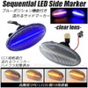 R-Field Blue LED Sequential Side Marker with Positioning Function, Clear