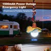 2Pack USB Rechargeable Emergency LED Light Bulbs Portable Tent Light
