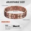 MagEnergy Copper Bracelet for Men 3X Magnetic Bracelets 99.99% Pure