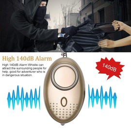 5 Pack Emergency Personal Security Alarm Keychain 140DB with LED Light, Electronic Self-Defense Protection Safety Alarms Super Loud Mini Police Approved Rape Attack Alarms Siren for Women Kids Girls.