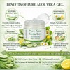 Auravedic Pure Natural Aloe Vera Gel, 100g