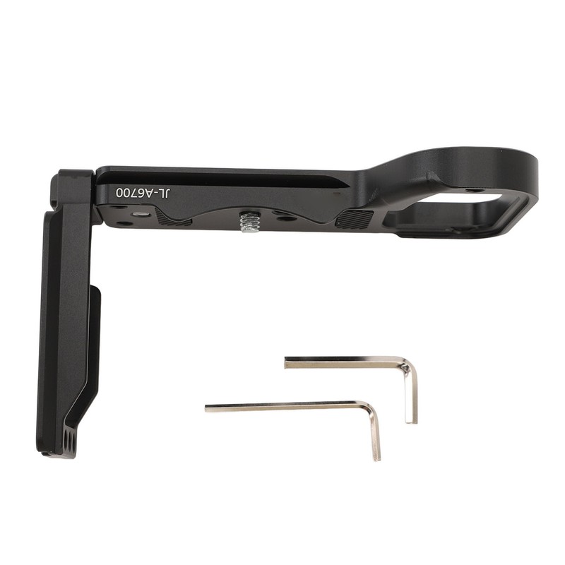 Aluminum Alloy Camera Grip L Bracket with 1/4in 3/8in for