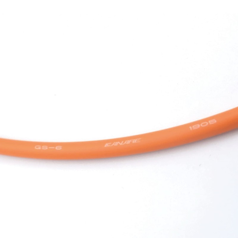 KMsound Canare GS-6 Shielded Cable, Orange, 3.3 - 16.4 ft
