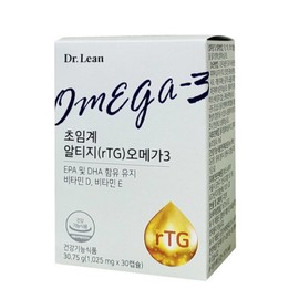 Dr.Lin Supercritical Altige Omega 3 1025mg x 30 capsules / 닥터린 초임계 알티지 오메가3 1025mg x 30캡슐