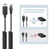 Radar Detector Cable, USB 2.0 to RJ11 Plug Cable 5V-12V
