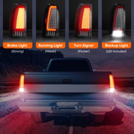 Tresound LED Tail Light for Chevy Tahoe & Suburban 2015-2020, Rear Taillight Assembly, 23407432, 23407433, 23476137, 23476138, GM2800264, GM2801264
