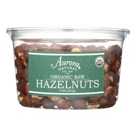 UD_Aurora Natural Products-Organic Raw Hazelnuts Dried Style 12-Pack of 9 Oz. for Food Use