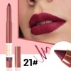 evpct Dark Wine Red Lip Liner Crayon Pencils Set for