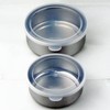 Nagao Storage Container, 4.7 inches (12 cm), Round, Stainless Steel,