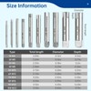 YOFAPA Tap Extractor, 10 Pieces Broken Head Screw Bolt Tap