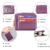 woogwin Slim RFID Credit Card Holder for Women Mini Front