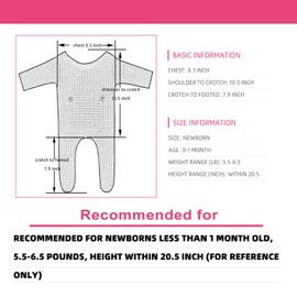 Newborn Photography Props Boy Outfits Baby Photo Props Outfit Newborn Boy Photo Shoot Hat Set (White)