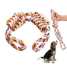 NyxSeat 1 Stück Hundespielzeugseil, 40 cm Hundespielzeugseil, Langlebiges Hundespielzeug, Hundekauspielzeugseil, Hundezahnreinigungsseil, Geeignet Für Kleine Hunde Und Mittelgroße Hunde
