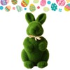 Artificial Moss Bunny Garden Statues Ornaments Durable Lightweight Artificial Animal
