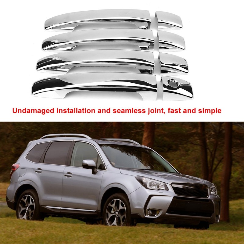 8 pcs Car Chromium Electroplating Door Handle Cover Trim for