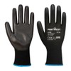 Portwest A195 Precision Testing Touch Screen PU Work Gloves Black,