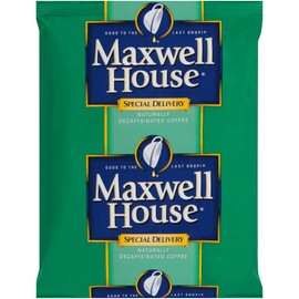Maxwell House Decaf Special Delivery Medium Roast Coffee (1.3 oz Bags, 7 Count, Pack of 6)