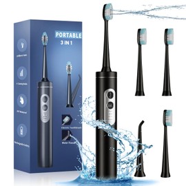 Laxon Water Floss Electric Toothbrush, Four-Mode Three-in-one Dental Cleaning Set, More Functions, Better Protection of Teeth