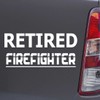 Custom Brother - Retired Firefighter White Color Car Laptop Wall