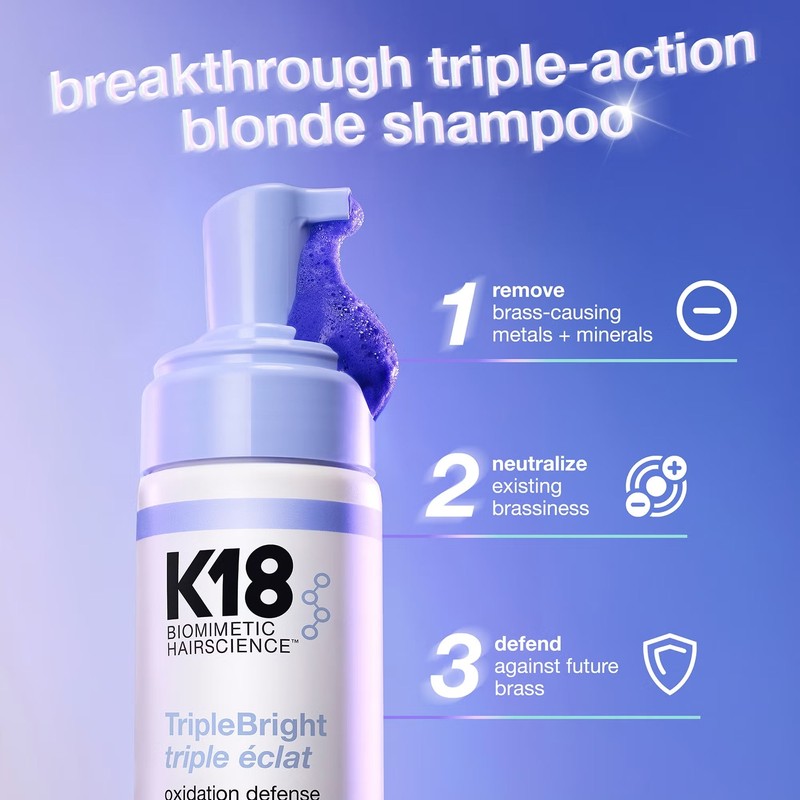 K18 TripleBright Shampoo 125ml