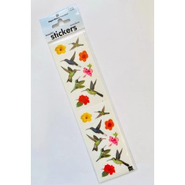 Paper House Hummingbirds Flowers  Stickers Planner Supply Papercraft Crafts Birding Journal