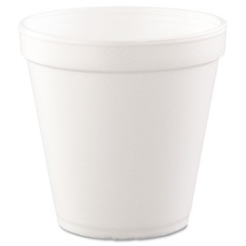 Dart 16MJ20 Foam Containers, Foam, 16oz, White, 25/Bag, 20 Bags/Carton