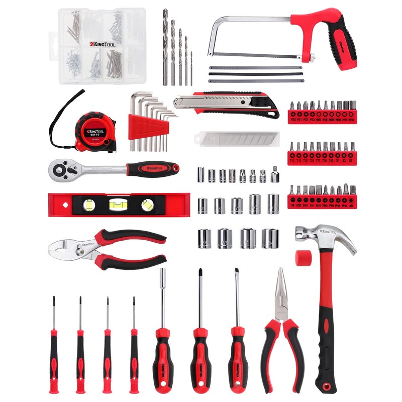 KingTool Home Repair Tool Kit - 226 Piece General Home/Auto