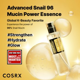COSRX Snail Mucin 96% Repairing Serum for Sooothing & Hydrating 3.38 oz.