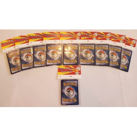 10 pack Pokemon Easter Basket Egg Hunt Pack Bundle (10 Five card Easter Packs)