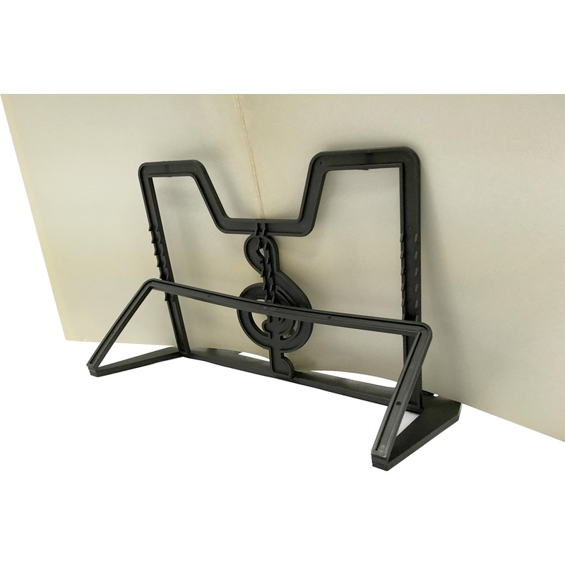 Nakano HMS68BL Handy Music Stand, Simple Reading Stand, Black
