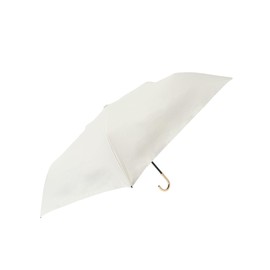 Maison de Fleur 08000607800 Women's Umbrella, Light Filtering & UV CUT Folding Umbrella, Off-White, white (off-white), F