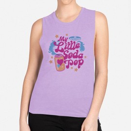 My Little Soda Pop Women's Muscle Tank X-Small Lavender