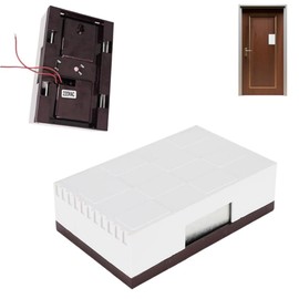 Ring Doorbell Wired, Mechanical Wired Doorbell, Chime Hard Wired Door, Chimes with Front Door Ding Dong and Rear Tone for Home,WallMounted Dong Bell for Hotel, Doorbells Access Control System