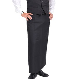 Esis Original Long Sommelier Apron, Black, Commercial Use, Restaurant