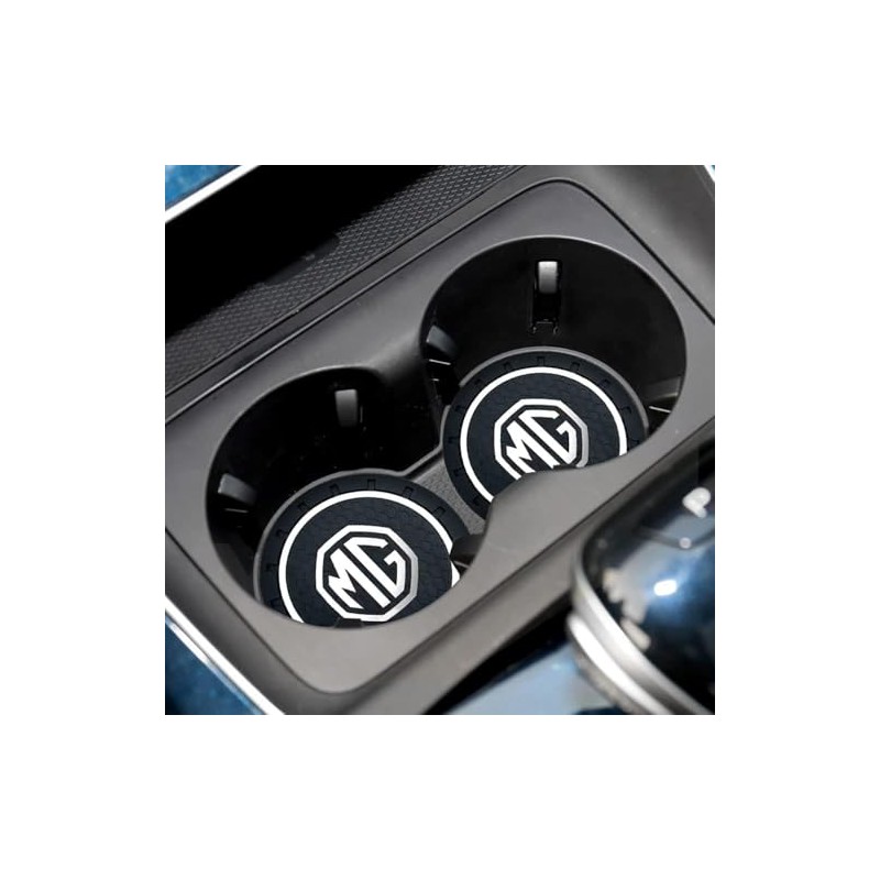 Car Cup Holder Insert Anti-Dust Non-Slip Rubber Coaster Mats Compatible