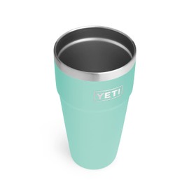 YETI Rambler 26 oz Stackable Cup, Vacuum Insulated, Stainless Steel with No Lid, Seafoam