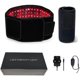 Red Light Belt, 660nm and 850nm Infrared Light with Timer Setting, Red Light Therapy Lamp for Legs, Back, Waist, Shoulders, Neck, Portable Wrap Belt (31.5 * 8inch)