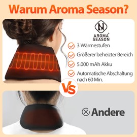 Aroma Season Heated Scarf for Cold Winter